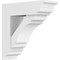 Ekena Millwork Standard Olympic Architectural Grade PVC Bracket with Traditional Ends, 5"W x 16"D x 16"H BKTP05X16X16OLY01 - alternate 1